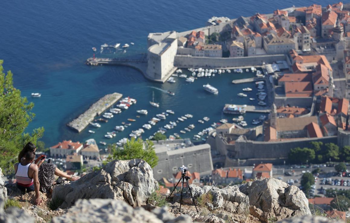 Uživanje u pogledu na Dubrovnik