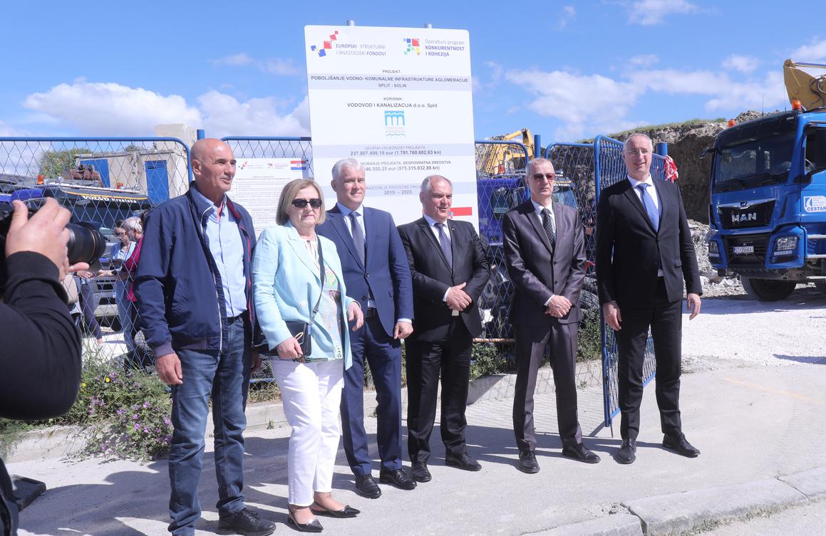 Počeli radovi na rekonstrukciji vodoopskrbe i odvodnje grada Splita