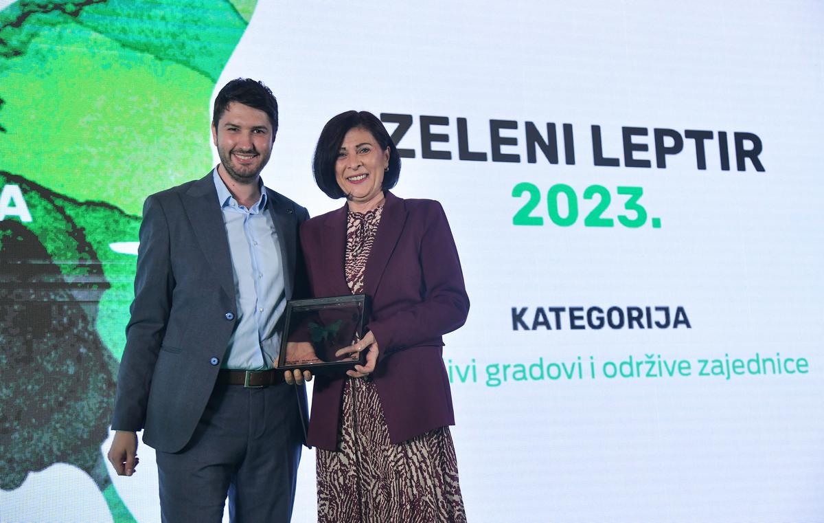 Najbolji projekt poduzeća u kategoriji održivih gradova i održivih zajednica osvojio je Komunalac Koprivnica s projektom "Sadnja voćaka po principu permakulture – samoodrživost razvoja biljaka".