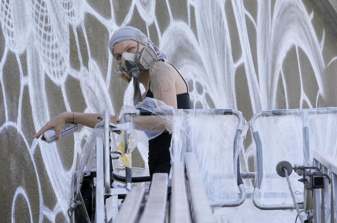 Street art umjetnici ukrašavaju pročelja sisačkih zgrada