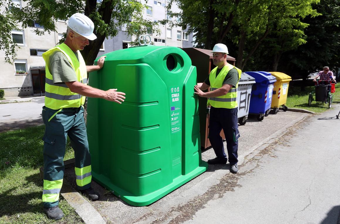 Novi spremnici za stakleni otpad