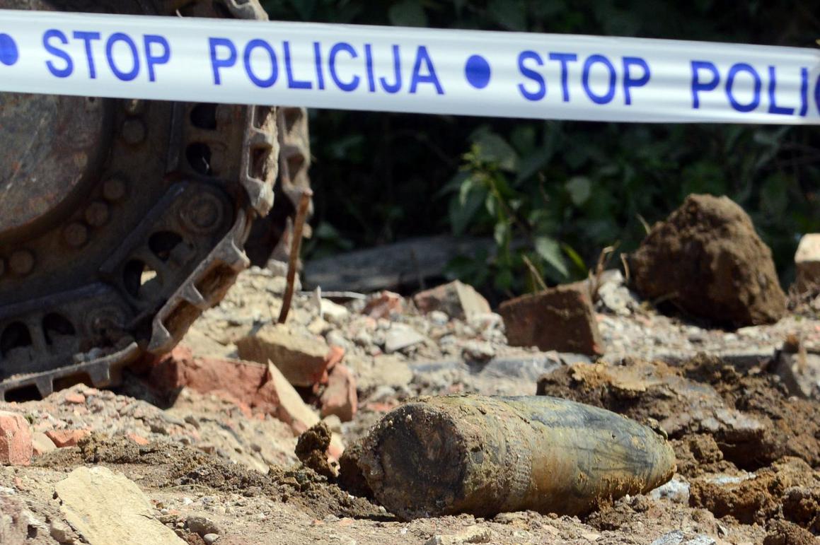 Pronađena neeksplodirana granata na gradilištu