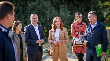 Obilazak gradilišta Arboretuma opeka