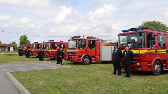 DVD-i u županiji biti opremljeni s ukupno 13 britanskih vatrogasnih vozila