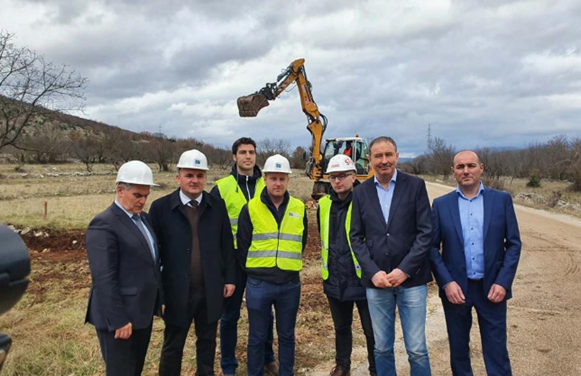 Započeli radovi na rekonstrukciji županijske ceste kroz Krušvar u općini Dicmo