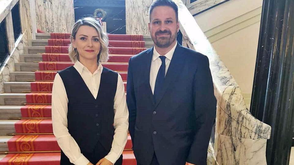 SDP-ova Sanja Bježančević kojoj je ovo prvi mandat i gradonačelnik Grada Đakova Marin Mandarić