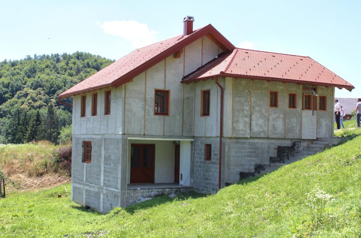 Završna faza gradnje društvenog doma u Kameničkom Podgorju