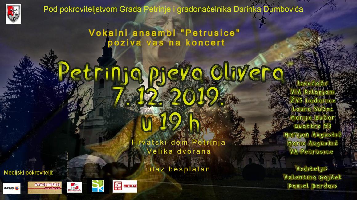 Petrinja će koncertom obilježiti rođendan Olivera Dragojevića