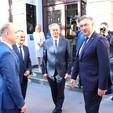 Gradonačelnik Mišel Jakšić, dožupan Ratko Ljubić i župan Darko Koren s premijerom Andrejom Plenkovićem prošli tjedan