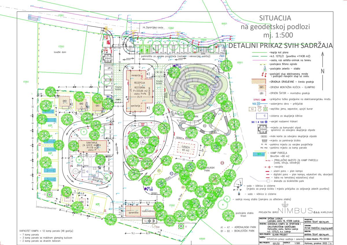 Kamp bi imao adrenalinski, biciklistički i tematski park te dječje igralište