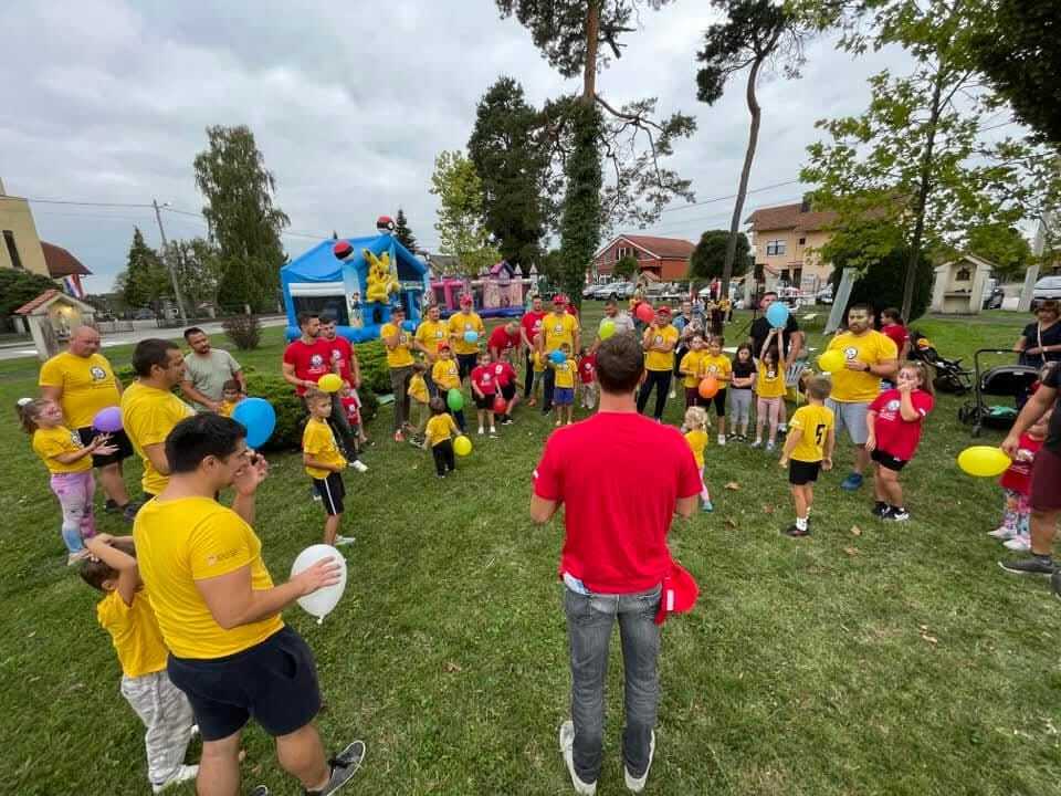 SUDIONICI aktivnosti bili su oduševljeni majicama i kapama koje su tiskane u sklopu projekta