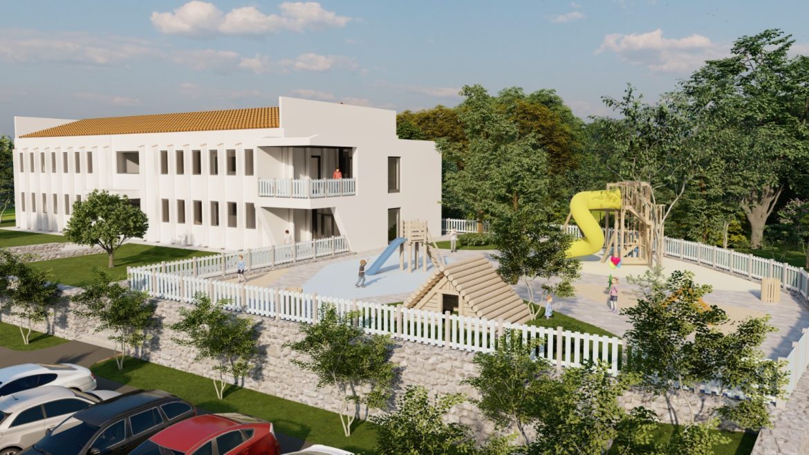 Prenamjena prostora nekadašnje Vodoprivrede, koji će postati predškolska ustanova prilagođena suvremenim pedagoškim standardima, u završnoj je fazi, a uredit će se i okoliš za aktivnosti na otvorenom